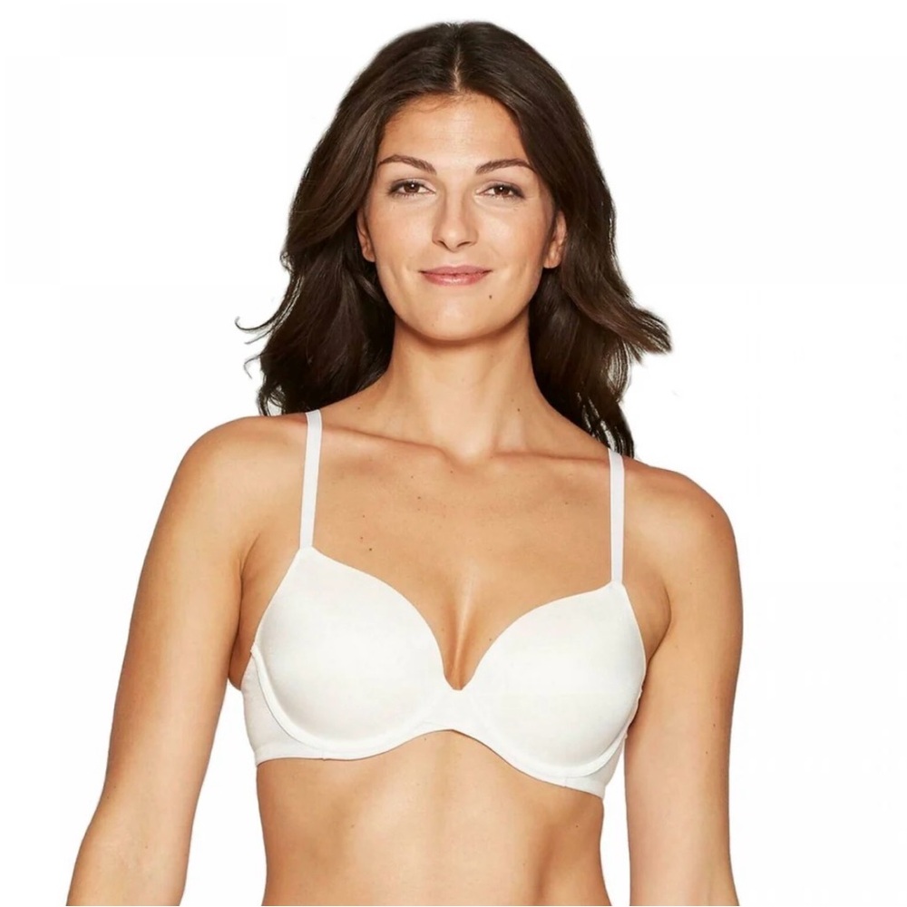 Auden Sz 38B Bra Icon Full Coverage Underwire Lightly Lined White